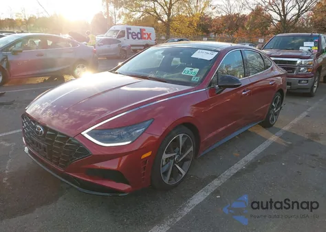 2023 Hyundai Sonata Sel Plus z USA, uszkodzony, nr VIN KMHL44J27PA327486